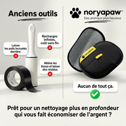 Le Gant Anti-Poils Noryapaw